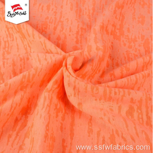 Bright Color Polyester Knitted Print Fabrics Rayon